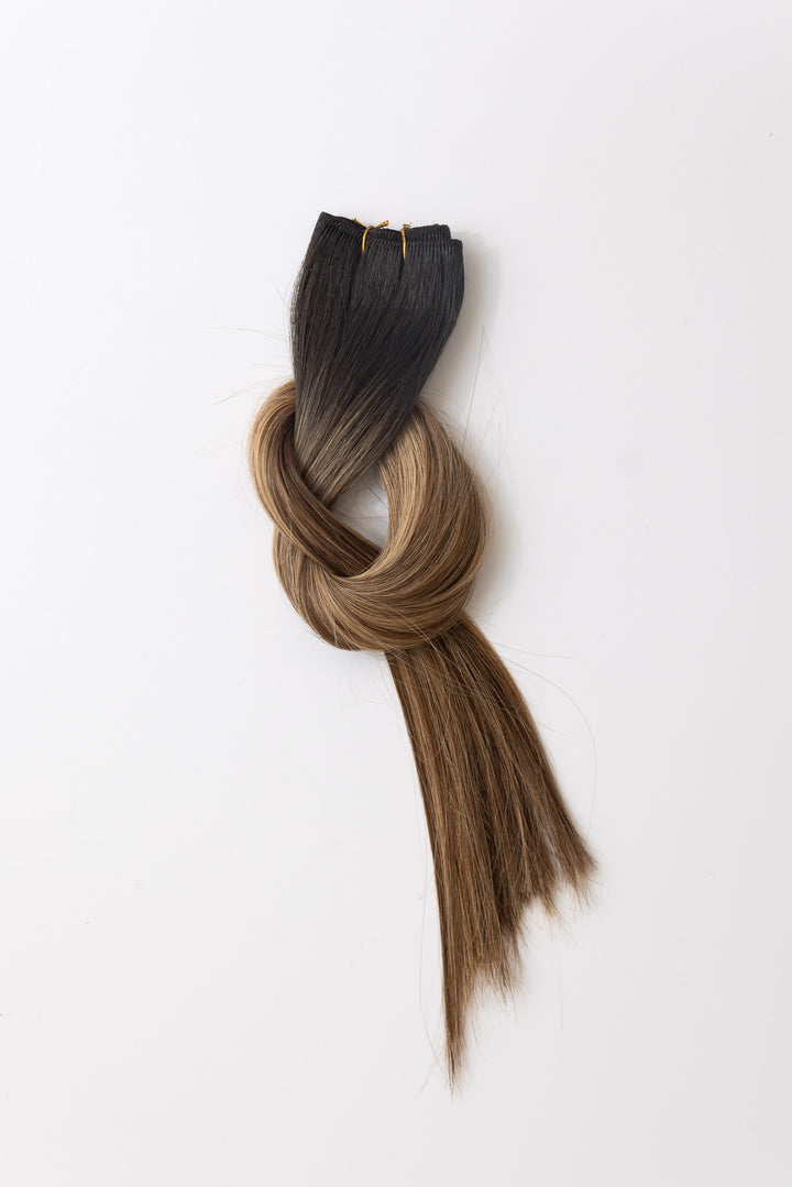 Warm as Honey: Machine Wefts-Christian Michael Hair Extensions