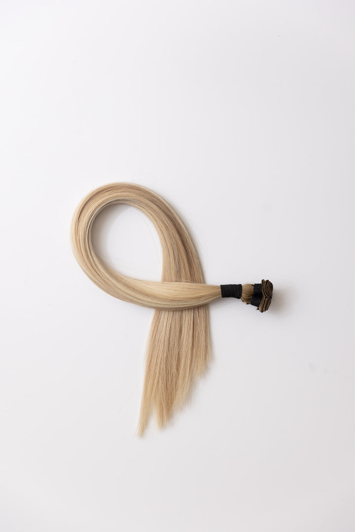 Toasted Coconut: Hand-Tied Wefts-Christian Michael Hair Extensions