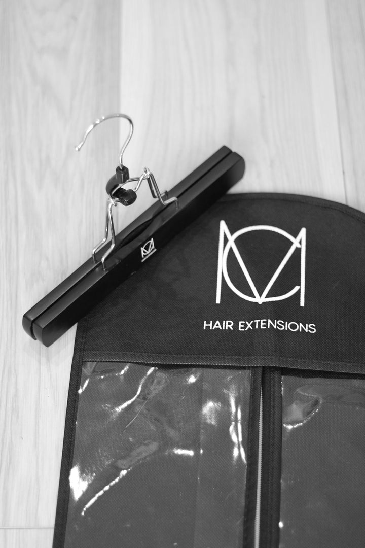 Hair Extension Display Bag with Hanger-Christian Michael Hair Extensions