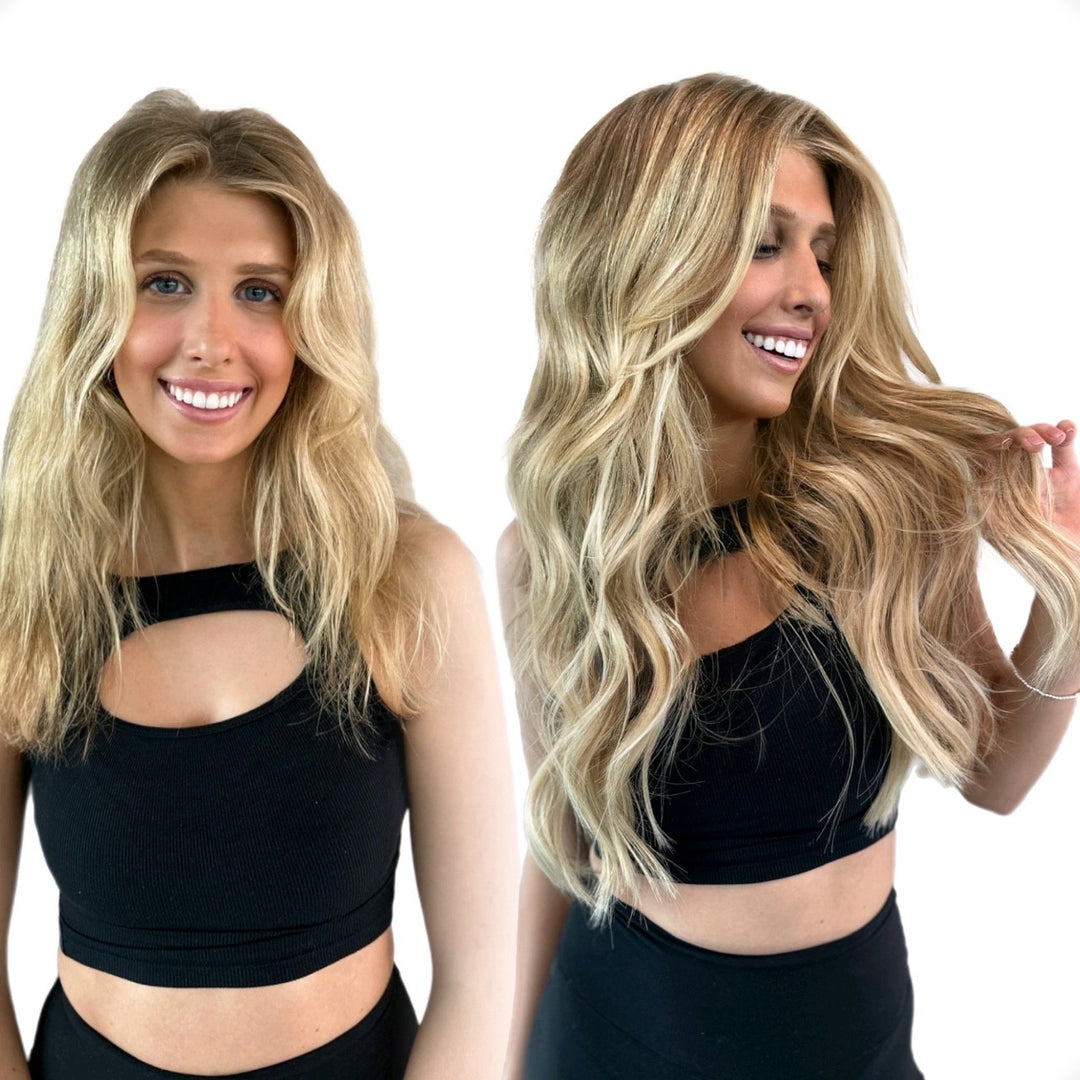 Beach Blonde: Hand-Tied Wefts